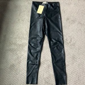 Vintage Havana vegan leather leggings